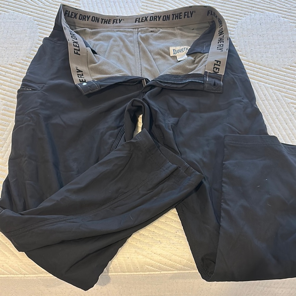 Duluth Trading Co Men's Black Flex Dry Pants